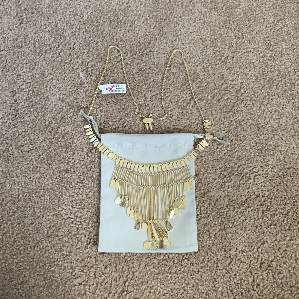 Kendra Scott Gold Lena Necklace NWT